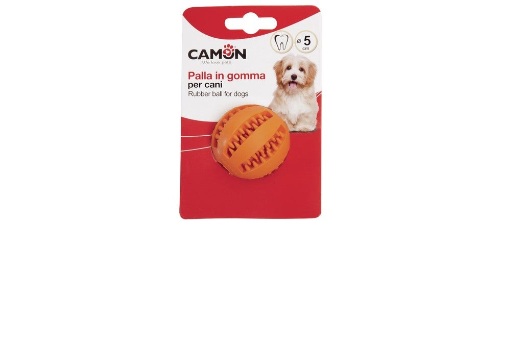 Camon Gioco In Gomma Dental Fun Baseball Per Cani 5cm-2