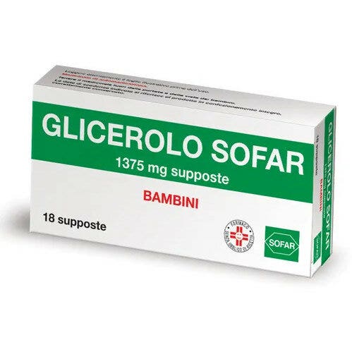 Sofar Glicerolo Bambini 18 Supposte 1375mg-2