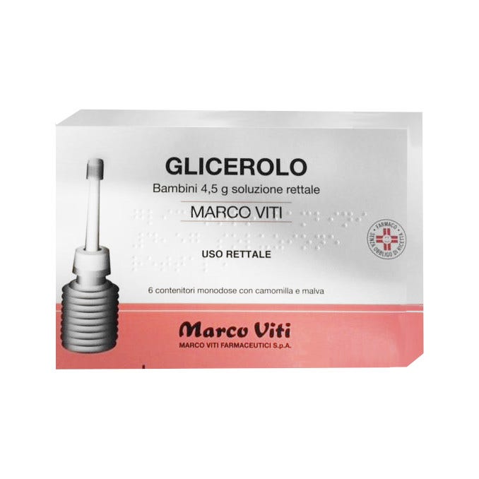 Glicerolo Bambini Marco Viti 6 Contenitori 4,5g  - 2
