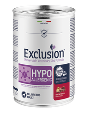 Exclusion Veterinary Diet Formula Per Cani Hypoallergenic Capra E Patate Lattina 400gr-1