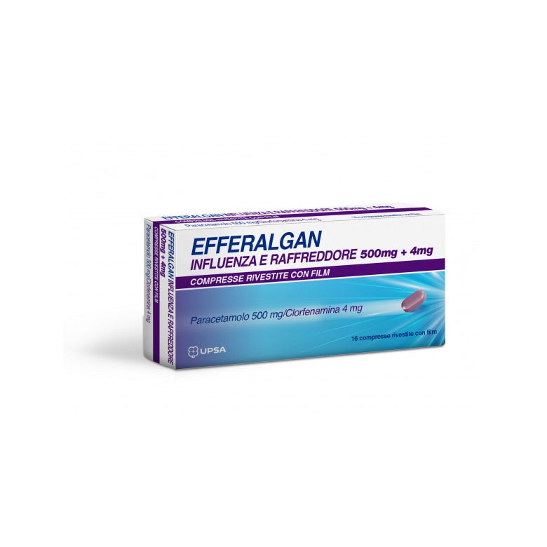 Efferalgan Influenza E Raffreddore*16cpr riv 500mg + 4mg  - 1