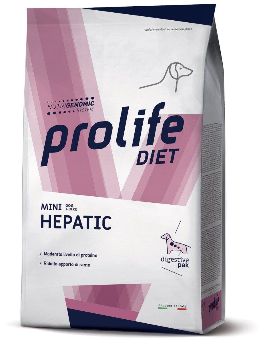 Prolife Dog Diet Hepatic Cibo Umido Per Cani Adulti Taglia Mini Sacco 1,5kg-2