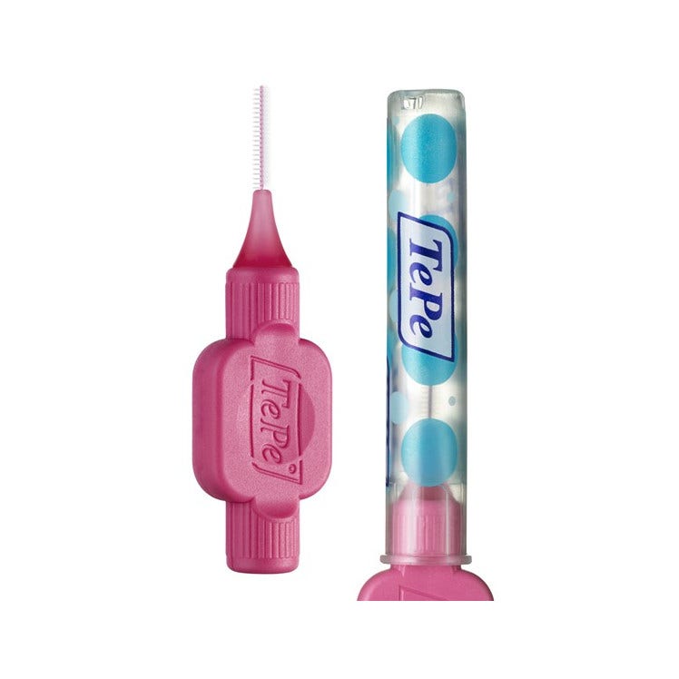 TePe Original Rosa Scovolino Per Pulizia Interdentale Misura ISO 0 (filo 0,4 mm) 6 Pezzi-3