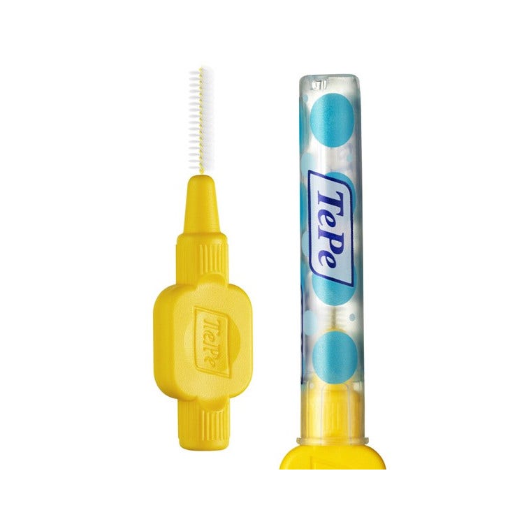 TePe Original Giallo Scovolino Per Pulizia Interdentale Misura ISO 4 filo 0,7 mm 6 Pezzi-3