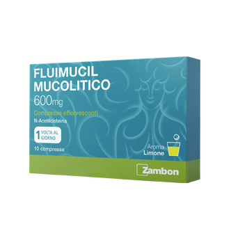 Fluimucil Mucolitico 10 Compresse Effervescenti 600mg  - 1