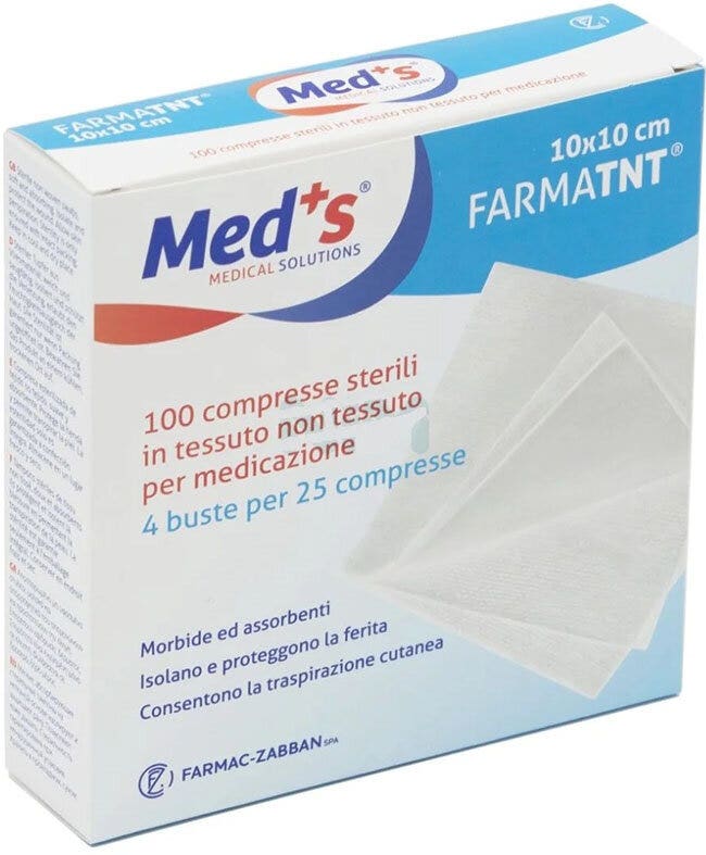 Meds Garza Tessuto Non Tessuto 10x10cm 100 Pezzi-1