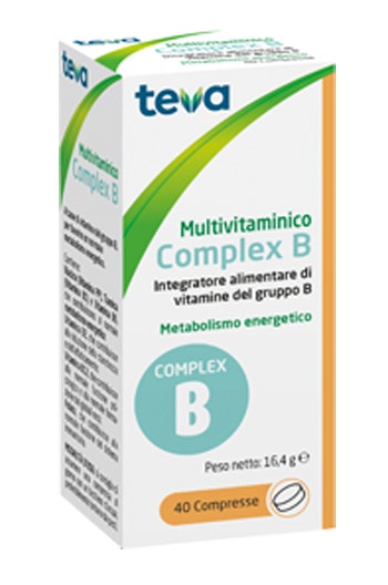 Multivitaminico Complex B Teva 40 Compresse 16,4  - 2