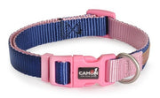 Camon Collare Regolabile Double Premium Blu/Rosa Per Cani Cuccioli 20x360cm/480mm-1