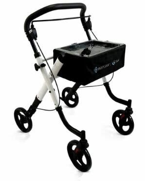 Moretti Rollator Mopedia Sole Pieghevole in Alluminio da Interni 4 Ruote-2