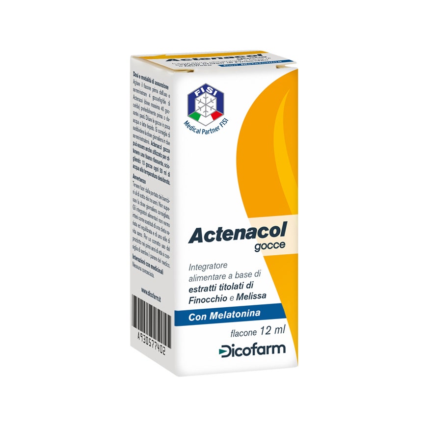 Actenacol Gocce 12ml Con Melatonina   - 6