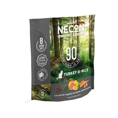Necon NW Crocchette Gatto Adulto Tacchino E Riso 400gr - 1