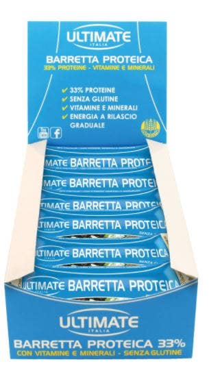 Ultimate Barretta Proteica Vaniglia E Cookies 24 Pezzi-2