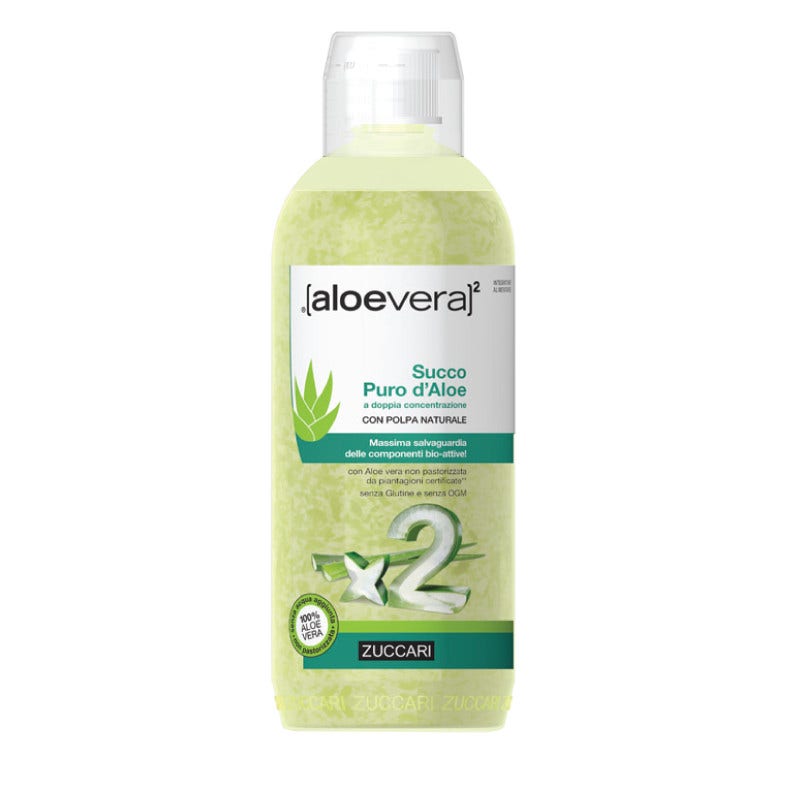 Zuccari Aloevera Succo Puro Doppia Concentrazione 1000ml  - 2