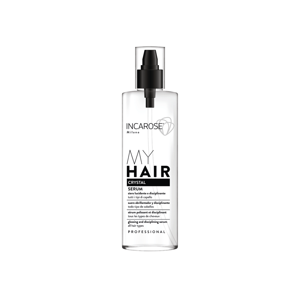 Incarose My Hair Crystal Siero Capelli Lucidante/Disciplinante 100ml-1