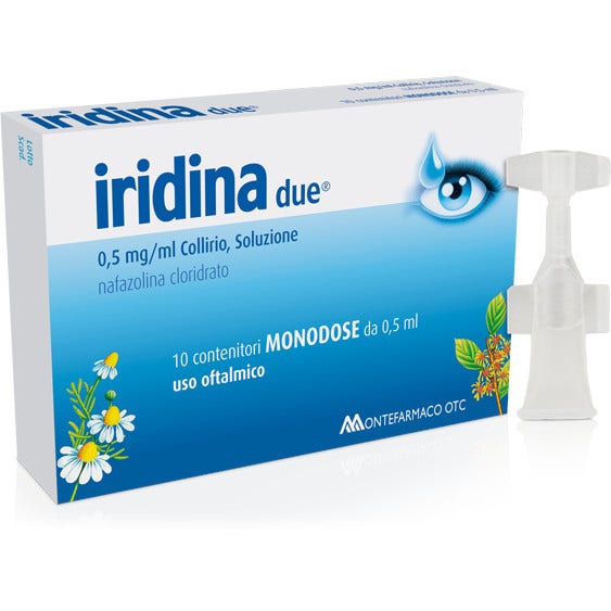 Iridina Due Collirio Monodose 10 Flaconi 0,5ml 0,05%  - 5
