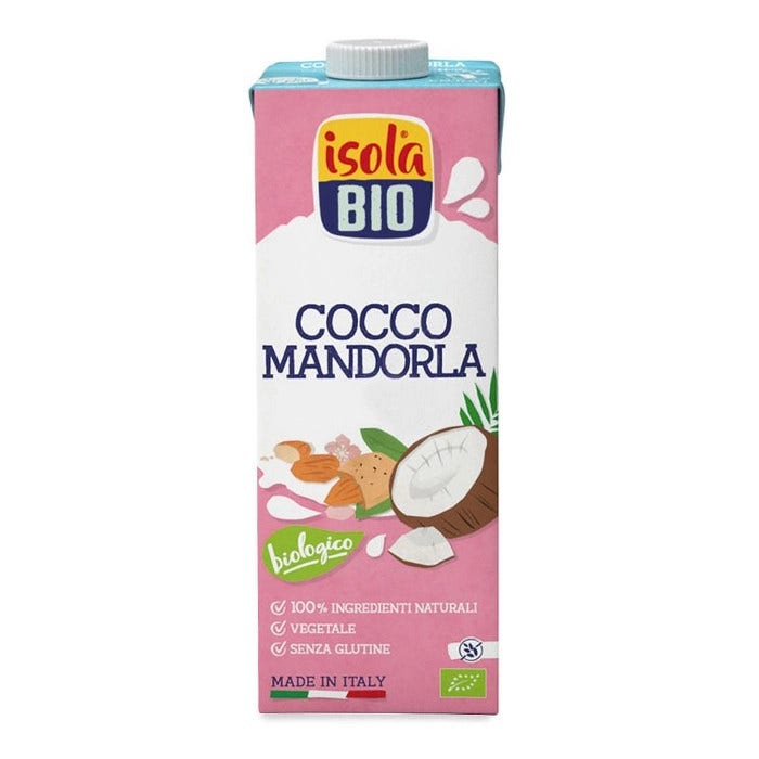 Isola Bio Bevanda Di Mandorle Con Cocco 1l-1