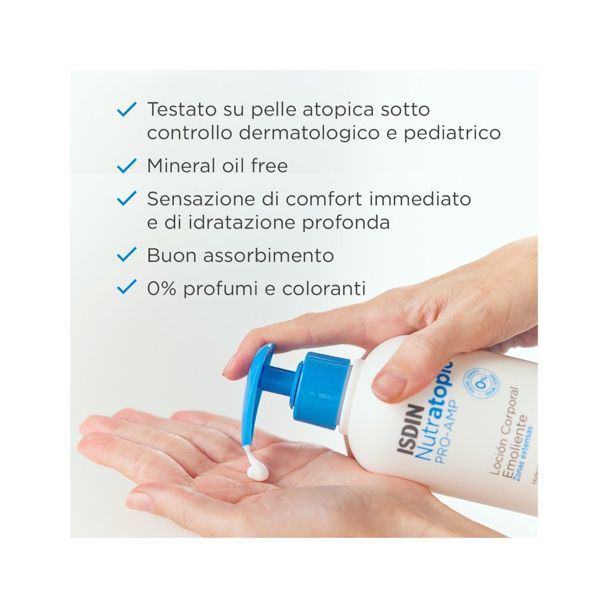 Isdin Nutratopic PRO-AMP Lozione Emolliente Pelle Atopica 400ml-5
