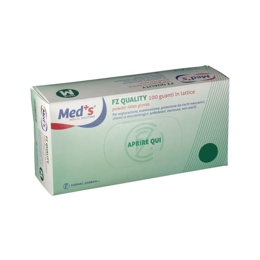 Guanto In Lattice Per Esplorazione FZ Quality Meds S 100 Pezzi-2