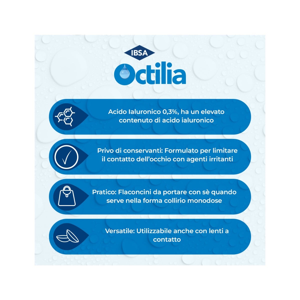 Octilia Lacrima Sollievo Prolungato 20 Flaconcini Monodose 0.35ml-6
