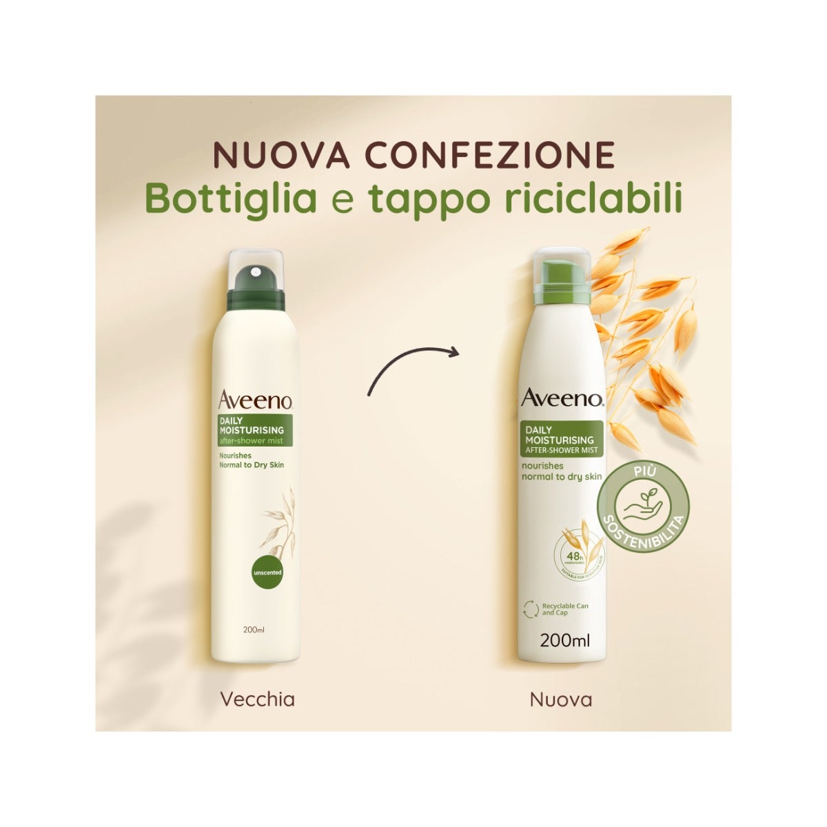 Aveeno Daily Moisturising Spray Dopo Doccia 200ml-13