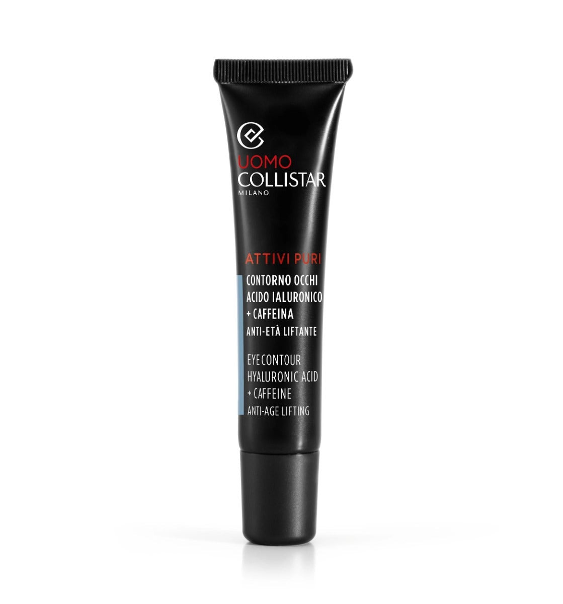 Collistar Uomo Attivi Puri Contorno Occhi Acido Ialuronico+Caffeina Anti-Età Liftante 15ml-1