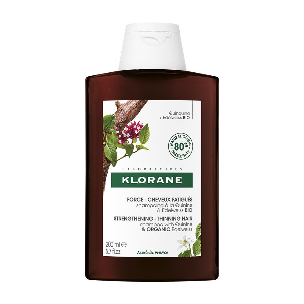 Klorane Shampoo alla Chinina E Stella Alpina Bio Caduta Capelli 200ml  - 2