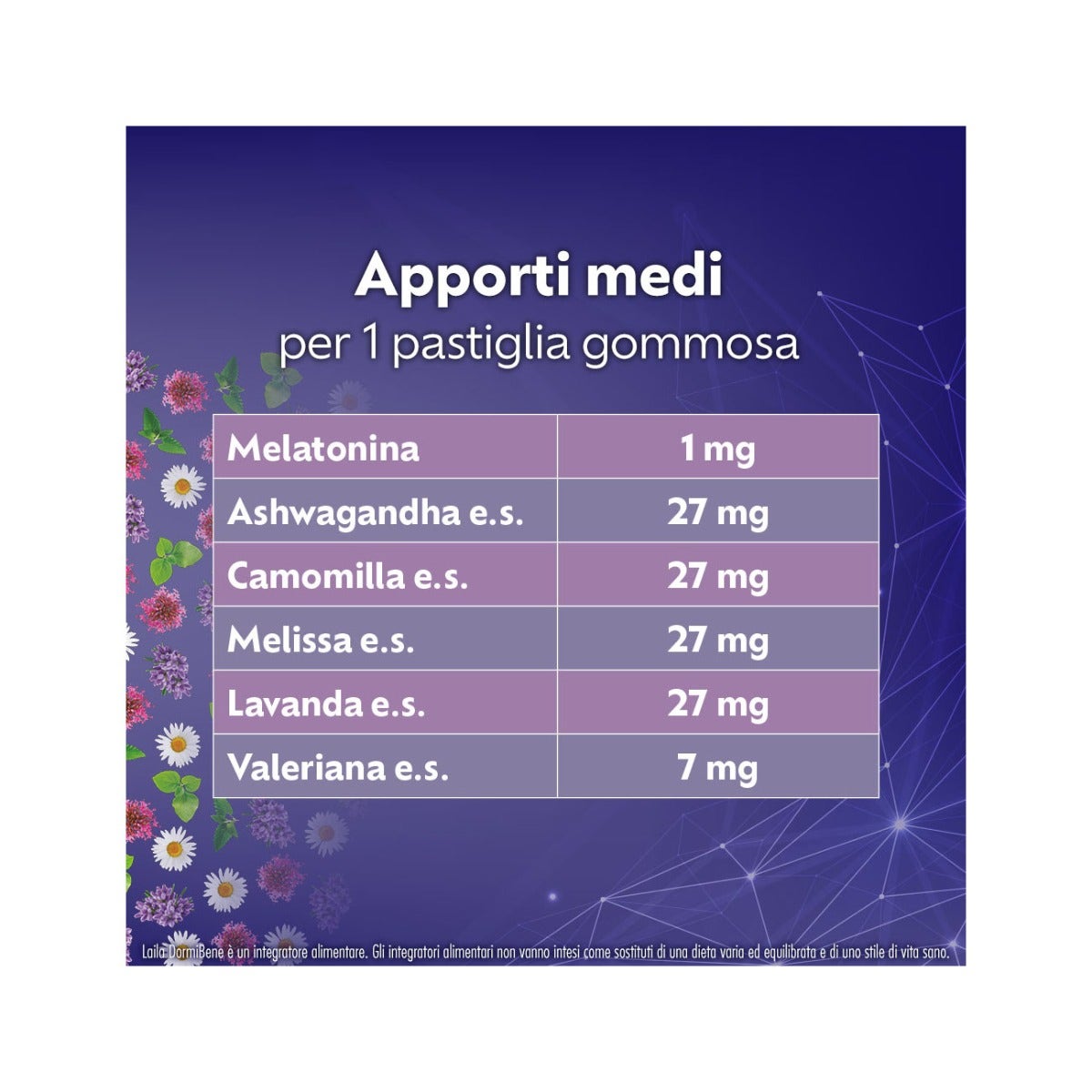 Laila DormiBene Per Il Sonno 30 Pastiglie Gommose-8