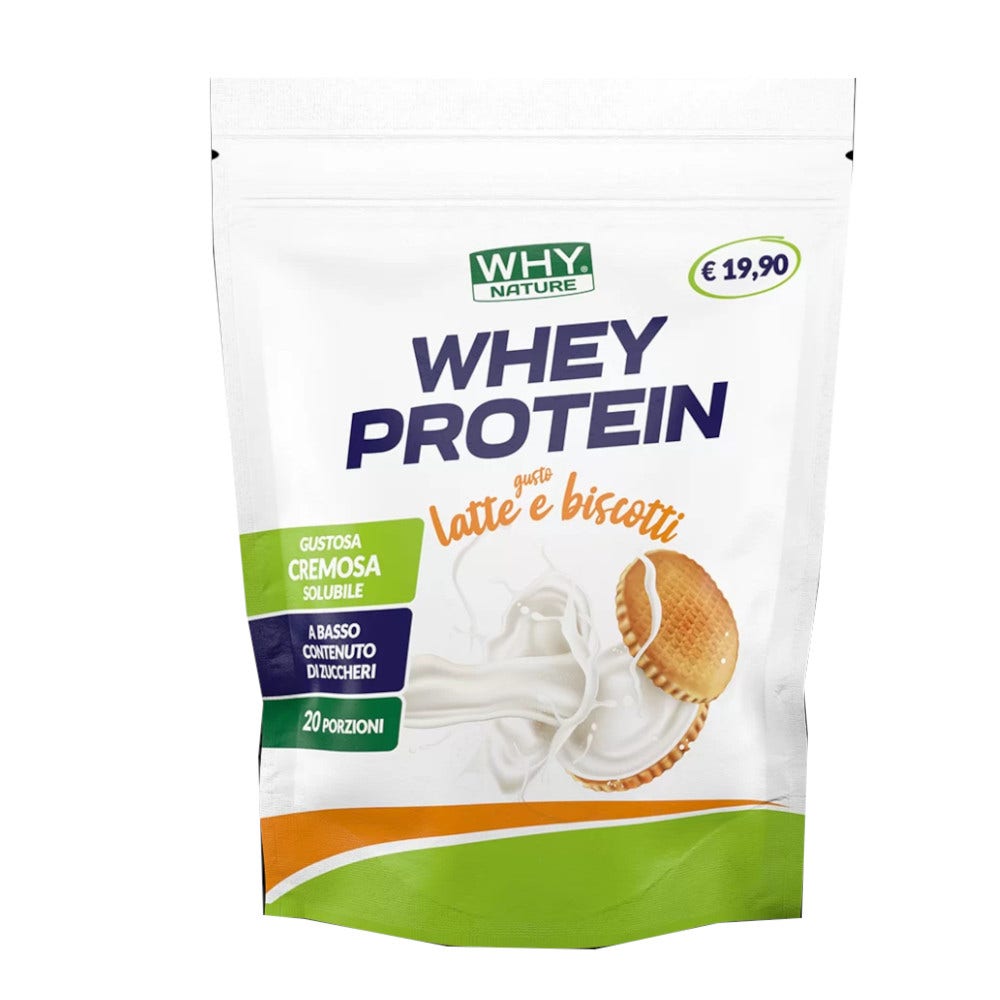 Why Nature Whey Protein Latte e Biscotti 400g-1