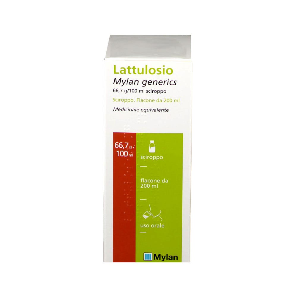 Lattulosio Mylan Generics Sciroppo 200ml 66,7%  - 2