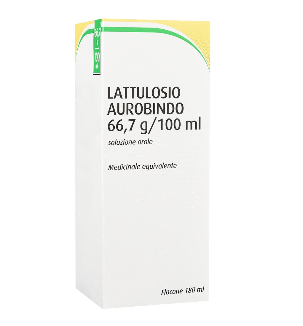 Lattulosio Actavis Aurobindo Sciroppo 180ml 66,7%  - 2