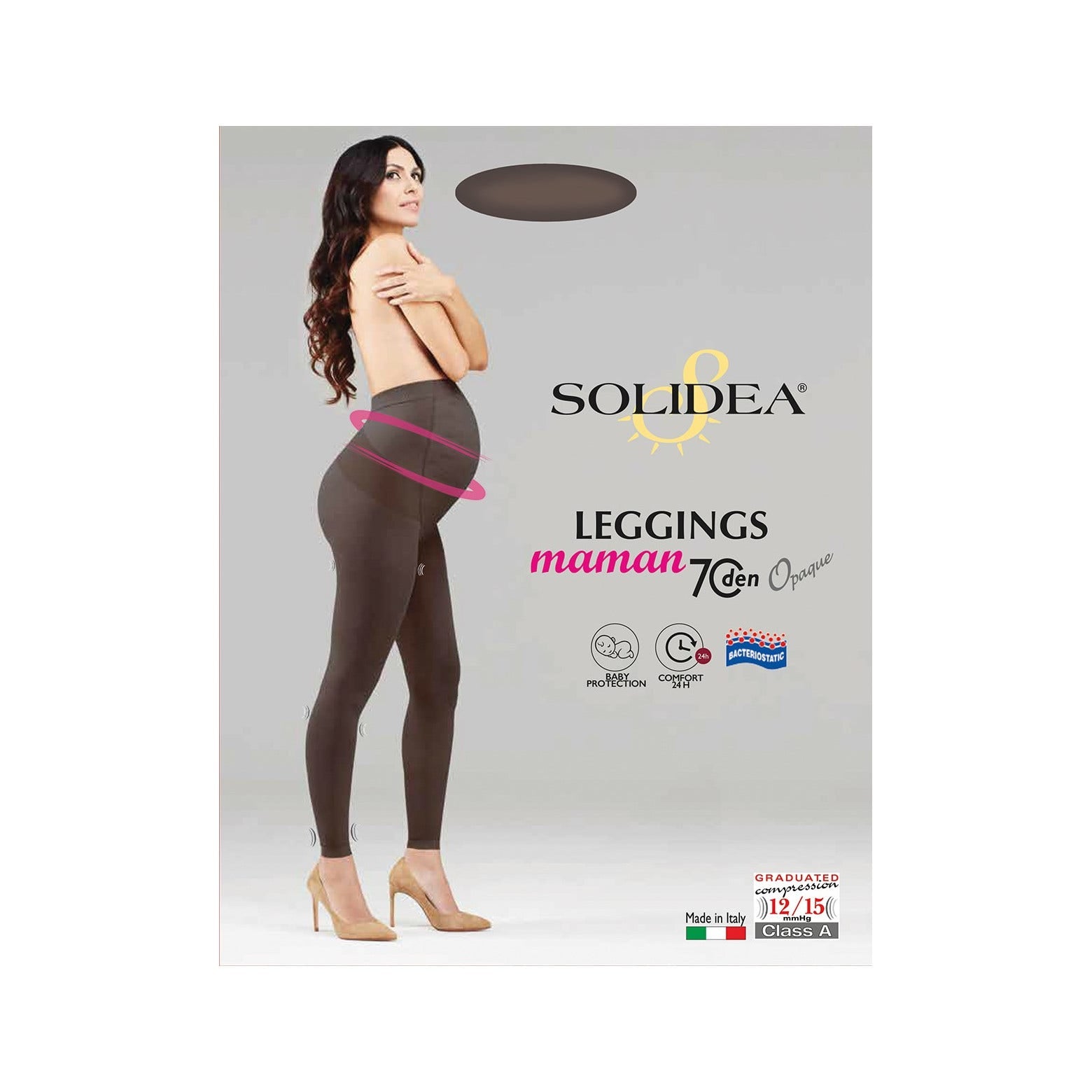 Solidea Leggins Maman 70 Den Nero Taglia M  - 2