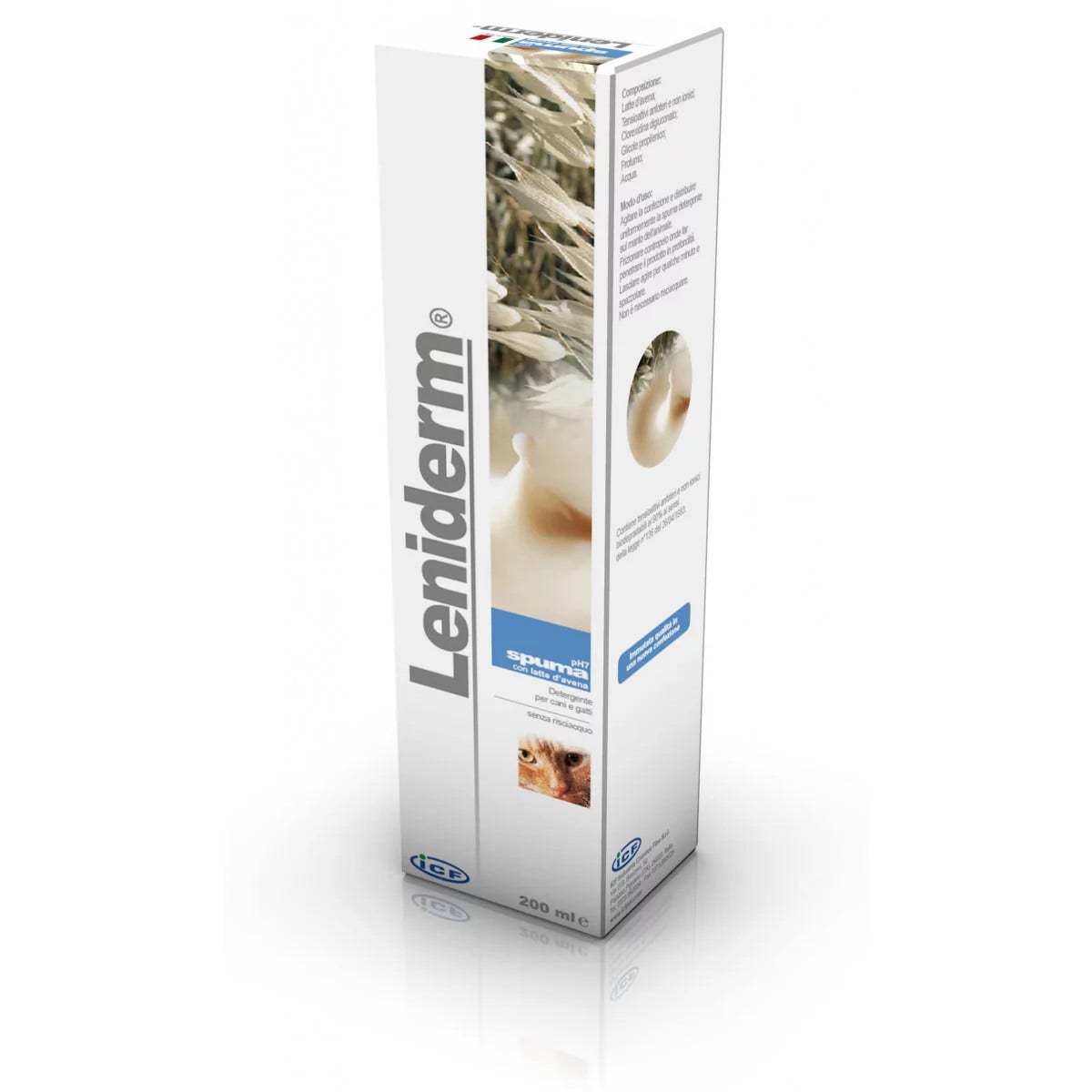 Leniderm Spuma Detergente 200ml  - 2