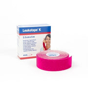 Benda Adesiva Leukotape K Taping 2,5X500cm Rosso 1 Rotolo  - 4