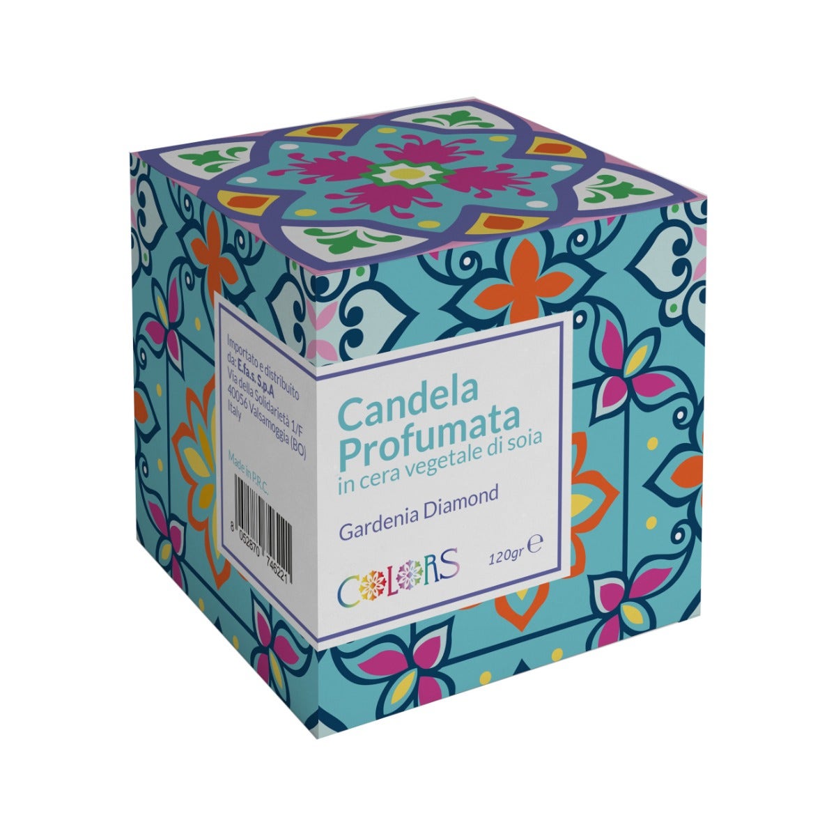 Le Maioliche Candela Light Blue 1 Pezzo-6