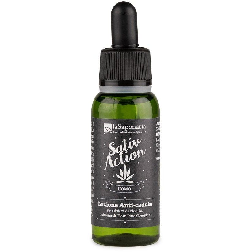 La Saponaria Sativaction Lozione Anticaduta Capelli Uomo 30ml  - 1