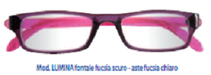 Lumina Occhiale Fucxia Scuro/Chiaro Diottrie +2,00  - 1