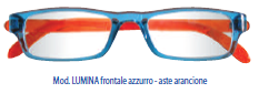 Occhiali Graduati da lettura Lumina Azzurro/Arancio +3.50diot  - 1