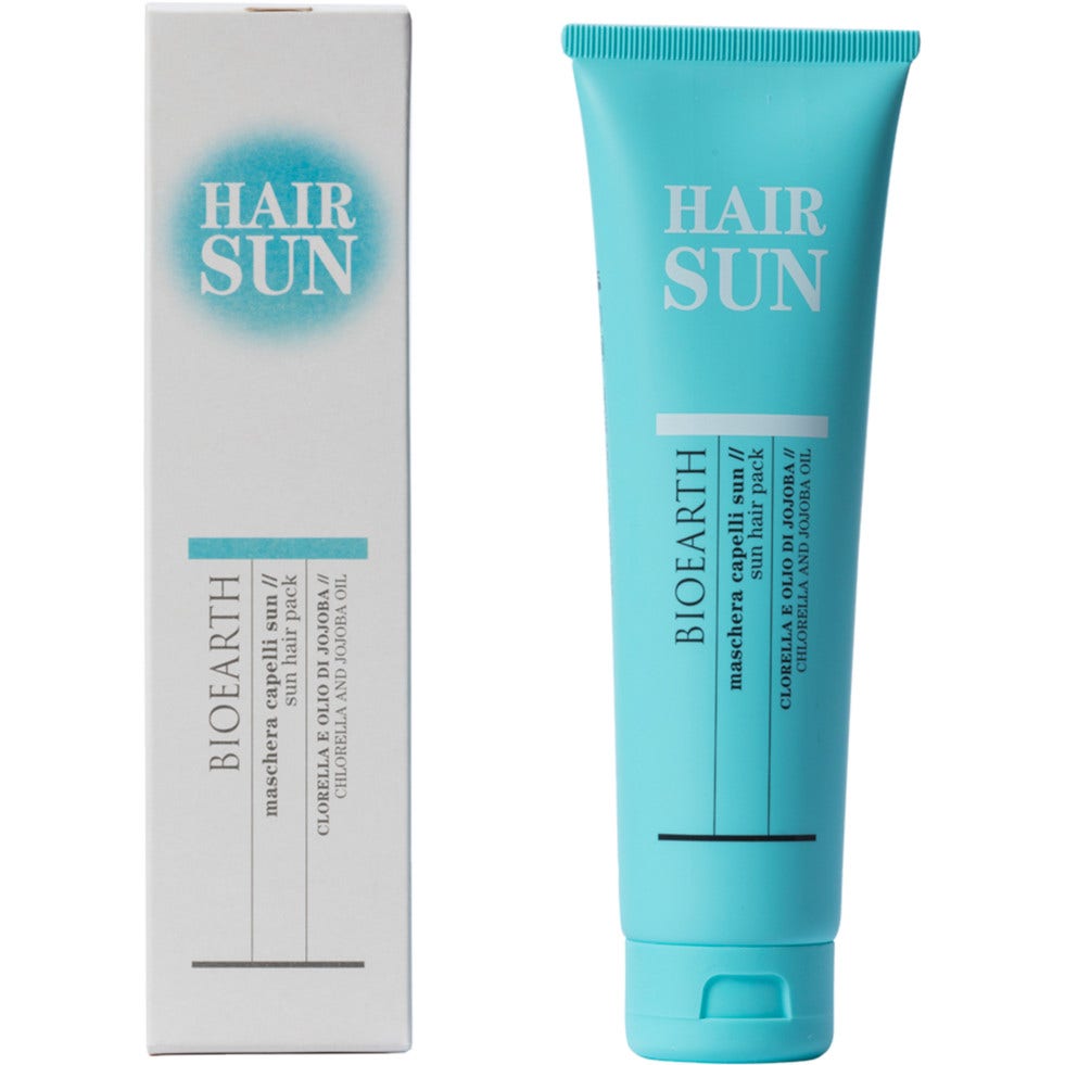 Bioearth Hair Sun Maschera Capelli Clorella/Olio Di Jojoba 150ml  - 1