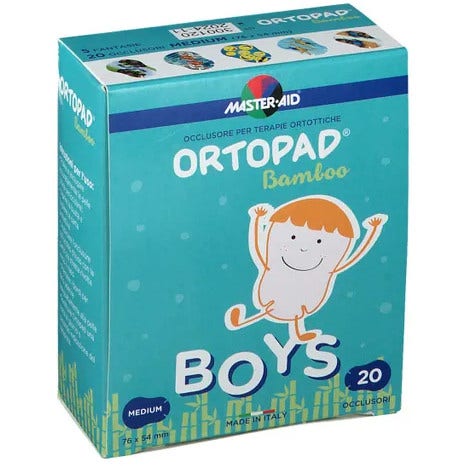 Cerotto Oculare Per Ortottica Ortopad Boys Misura M 20 Pezzi  - 5