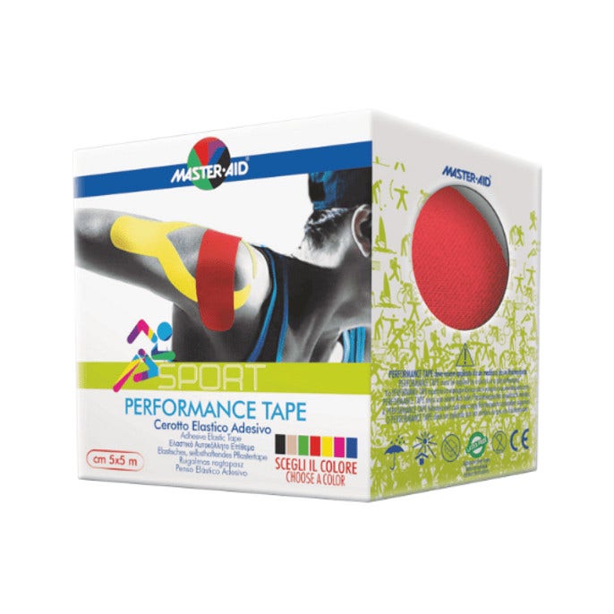 Master-Aid S Perform Verde Taping Neuromuscolare 5cmx5mt  - 1