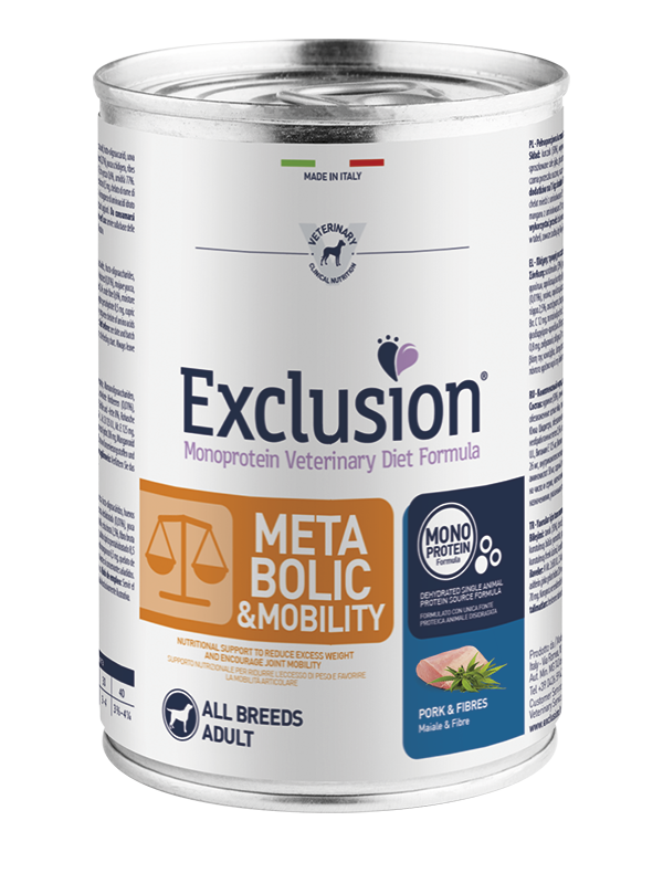 Exclusion Veterinary Diet Metabolic And Mobility Lattina Umido 400gr-1