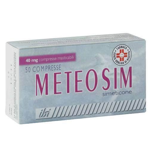Meteosim*50cpr Masticabili 40mg  - 1