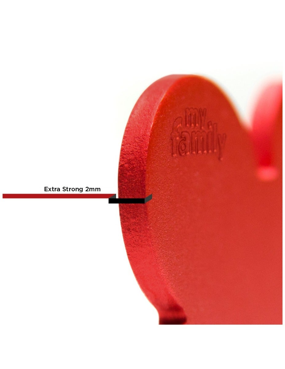 Medaglietta Per Cani E Gatti Personalizzata Cuore In Alluminio Rosso Taglia Piccola-2