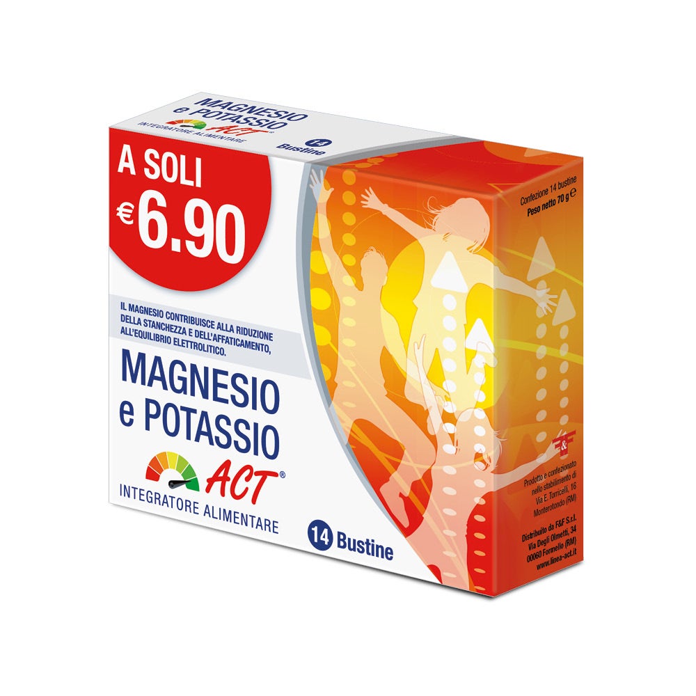 Magnesio Potassio Act 14 Bustine 5g-3