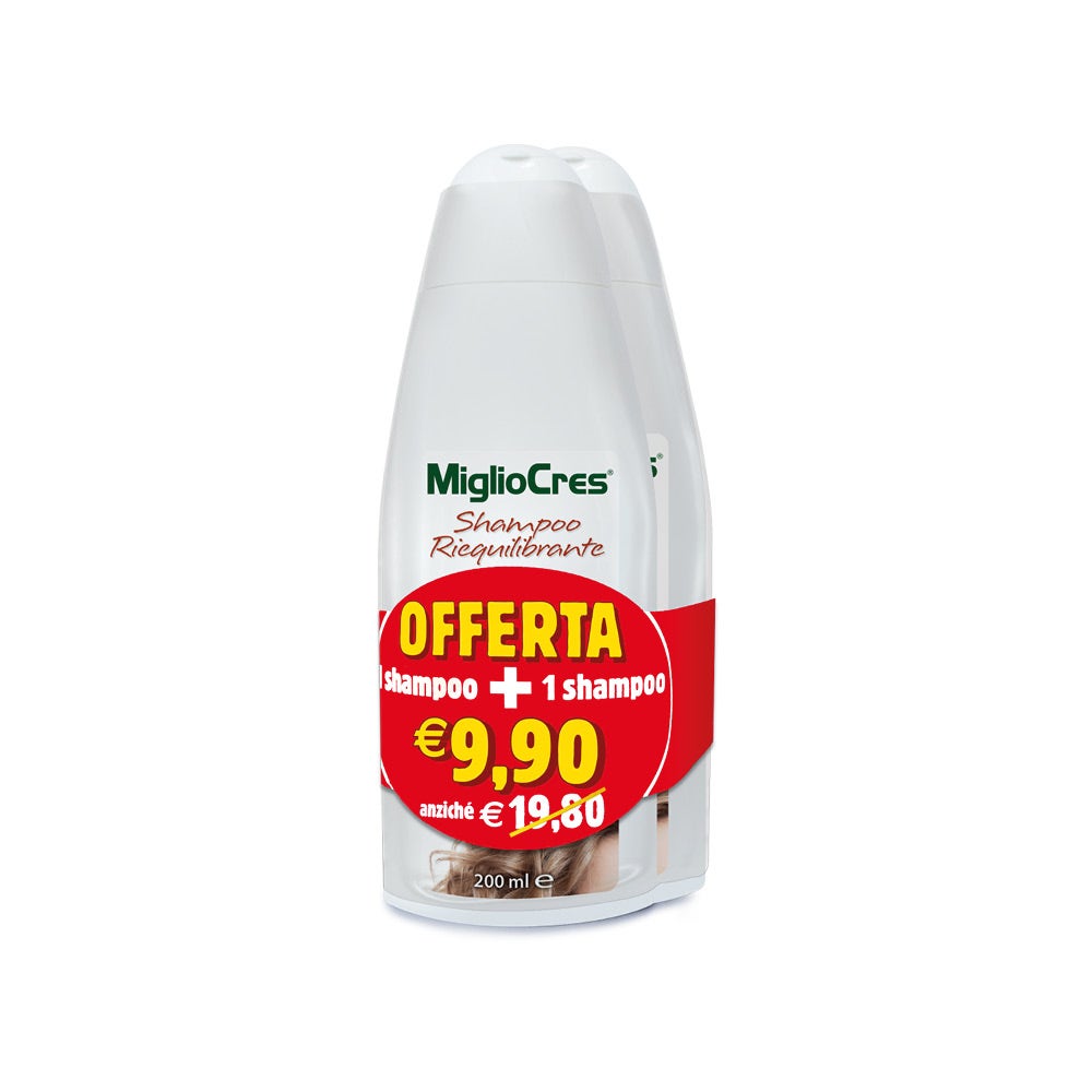 Migliocres Bipack Shampoo Riequilibrante 200+200ml-7