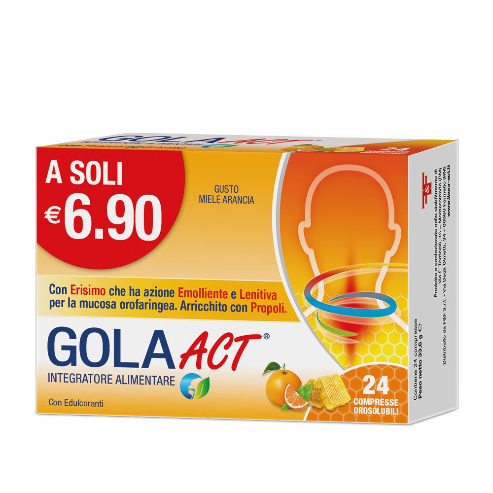 Gola Act Miele Arancia 24 Compresse-3