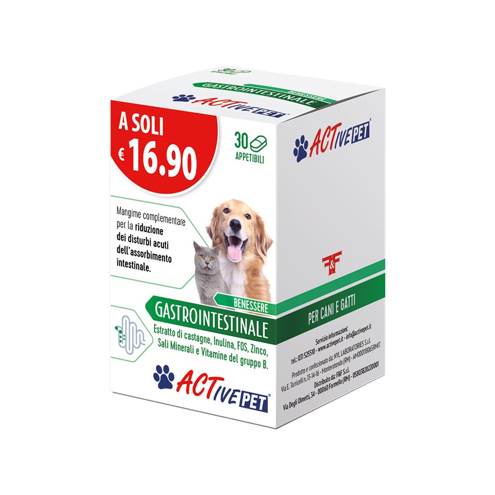 Active Pet Gastrointestinale 30 Compresse-2