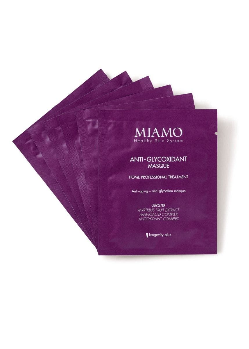 Miamo Anti Glycoxidant Masque Maschere Anti-età E Anti-glicante 6x10ml-2