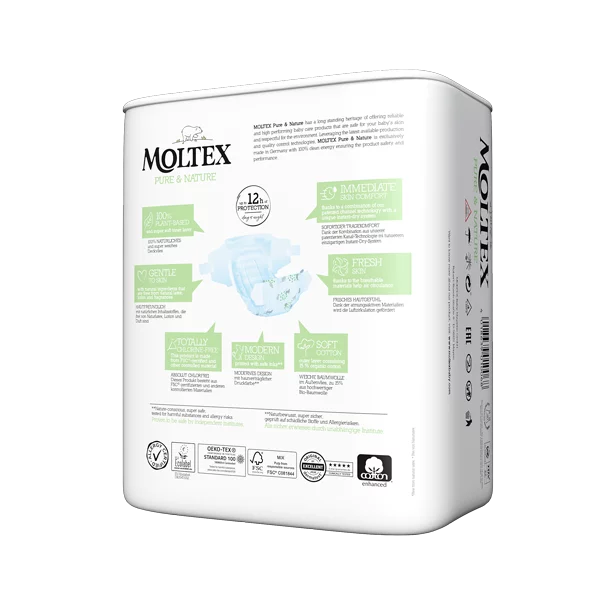 Pannolini Moltex Pure&Nature Taglia 4 Maxi 29 Pezzi 7/18kg-5