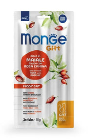 Monge Soft Sticks Per Gatti Maiale Fresco E Formaggio 15g-1